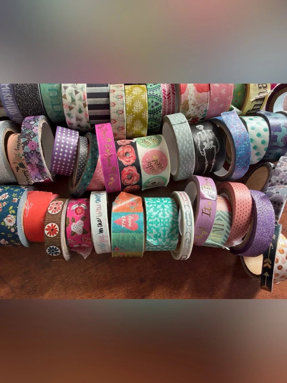Decorative Washi Tape Assortment - Multicolor  lot with plastic bag